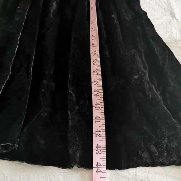 Vintage Perspective Black Velvet Dress Size 9 - Picture 7 of 8